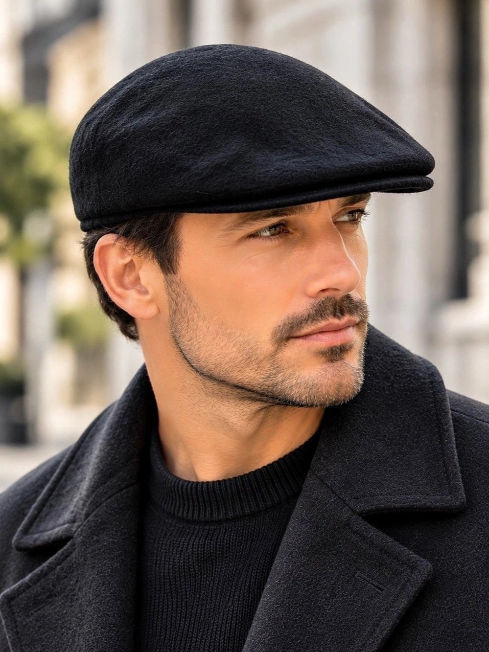 NWT Kangol The Wool 504 Wool 504 Flat Cap Black XXL